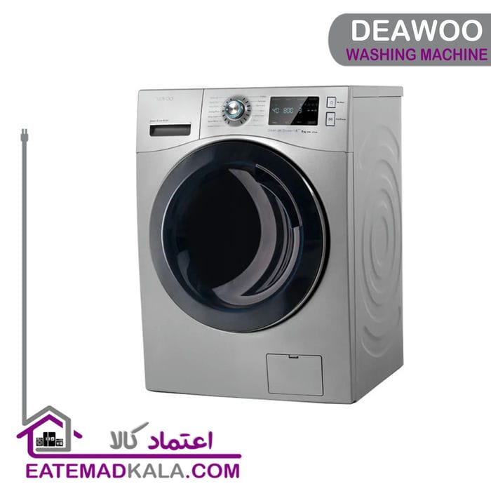 ماشین لباسشویی دوو الکترونیک 8 کیلویی مدل DWK-8406S سری پریمو